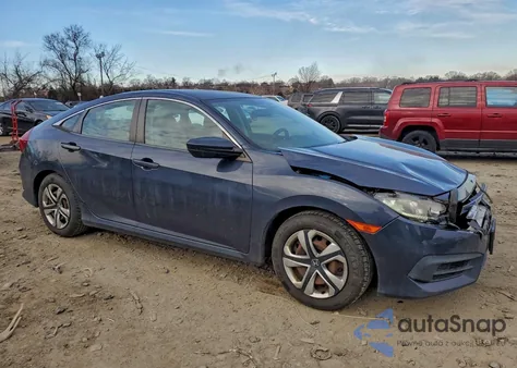 2016 Honda Civic Lx из США, поврежденный, VIN 19XFC2F54GE026408